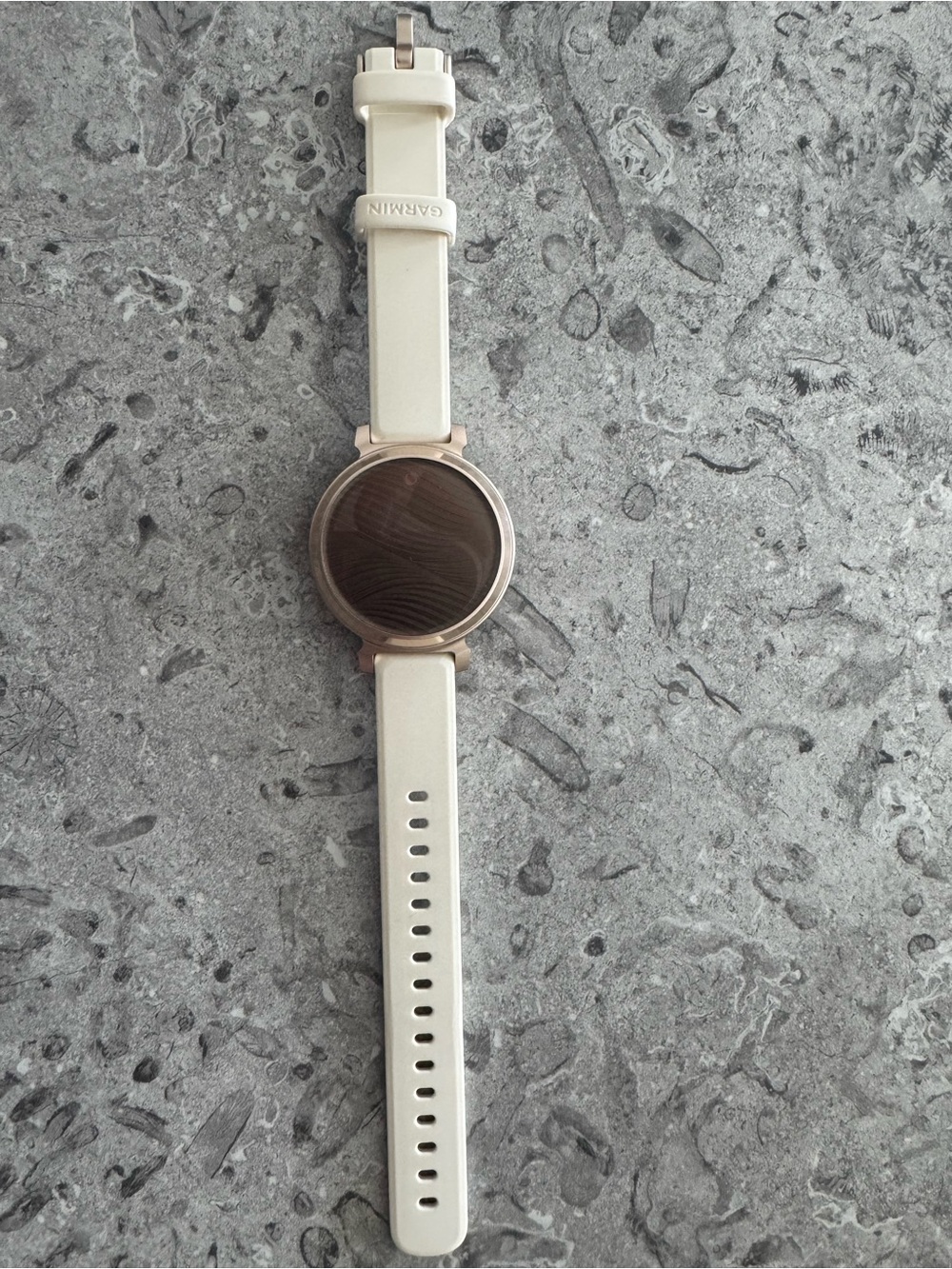GARMIN LILY 2 Smartwatch - White Band with Rose Gold Case